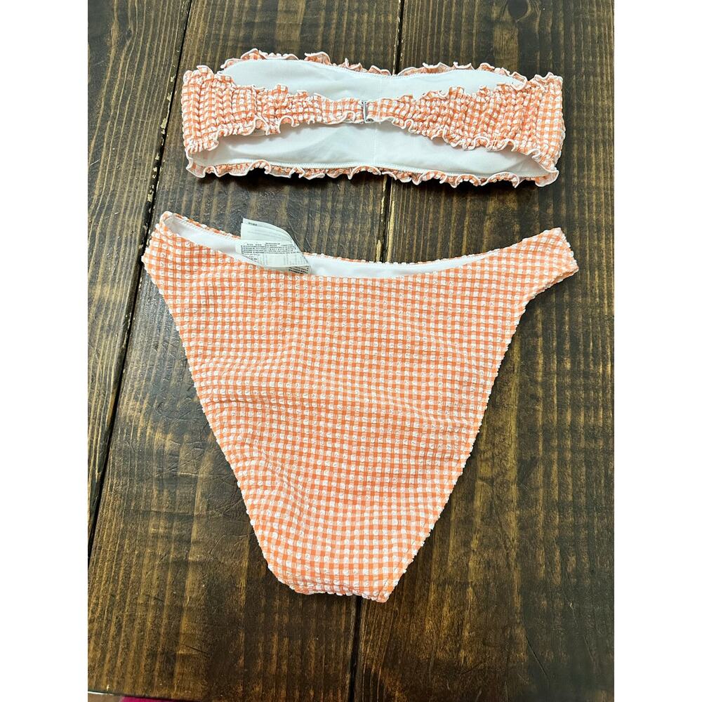 Abercrombie & fitch wafle bikini set top M bottom L - Picture 2 of 6